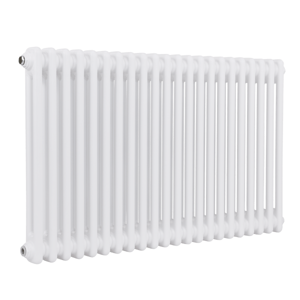 Baridi Horizontal Traditional 2 Column Radiator 600 x 1012mm – White