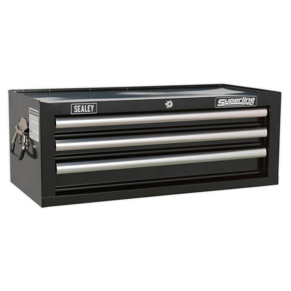 Superline PRO(R) Mid-Box Tool Chest 3 Drawer - Black
