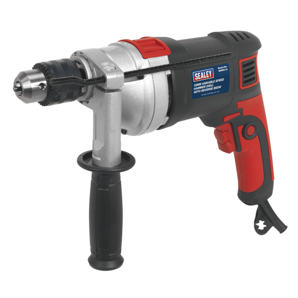 13mm Variable Speed Hammer Drill with Reverse 850W/230V