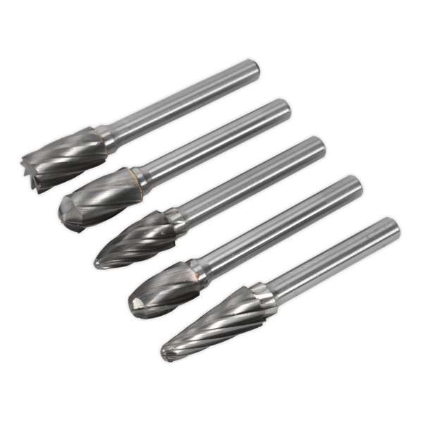 Tungsten Carbide Rotary Burr Set 5pc - Ripper/Coarse