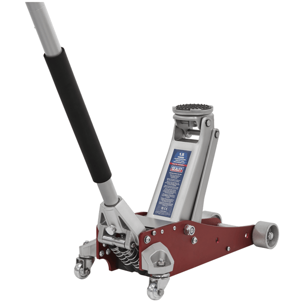 Aluminium/Steel Trolley Jack with Rocket Lift 1.5 Tonne