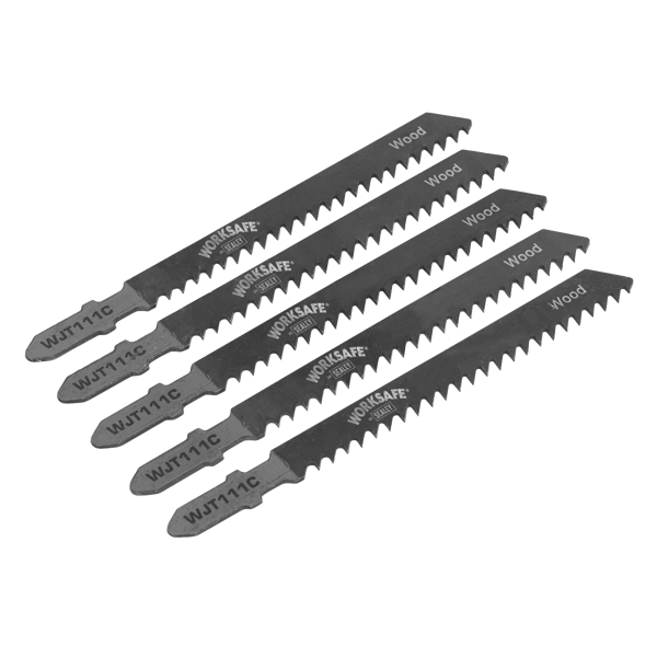 Jigsaw Blade for Soft Wood & Plastics 75mm 8tpi - Pack of 5