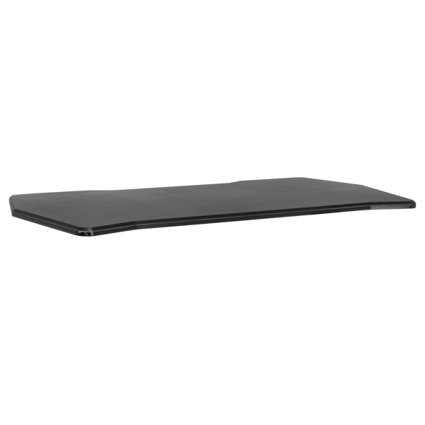Rectangular Desktop 1400 x 700mm - Carbon Fibre Effect