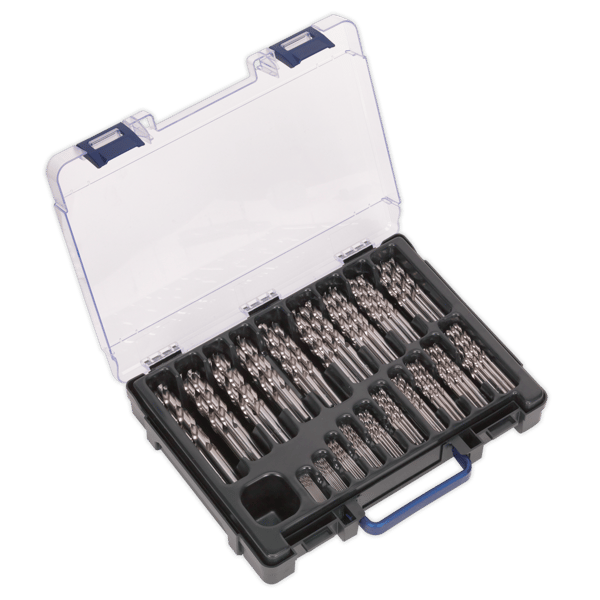 HSS Fully Ground Drill Bit Assortment 1-10mm 170pc