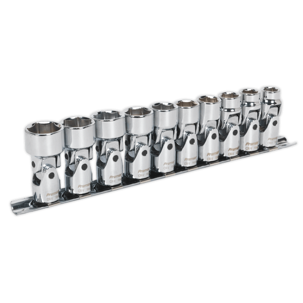 Universal Joint Socket Set 3/8"Sq Drive 10pc