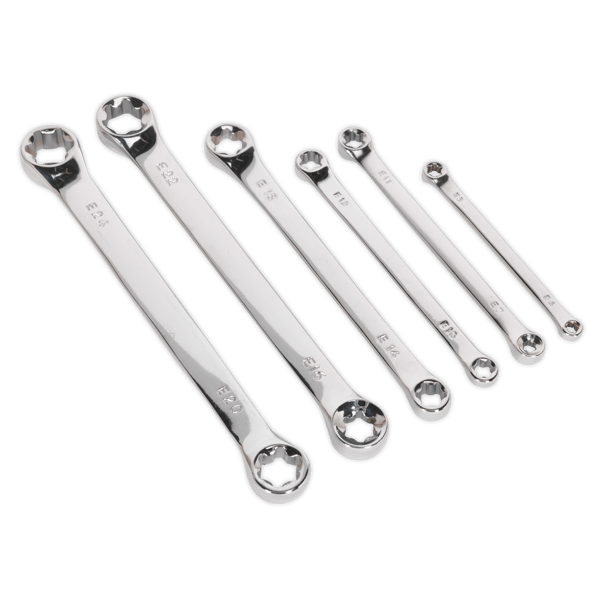 Siegen TRX-Star* Double End Spanner Set 6pc