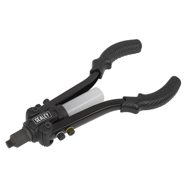 Heavy-Duty Compact Riveter with Collection Bowl