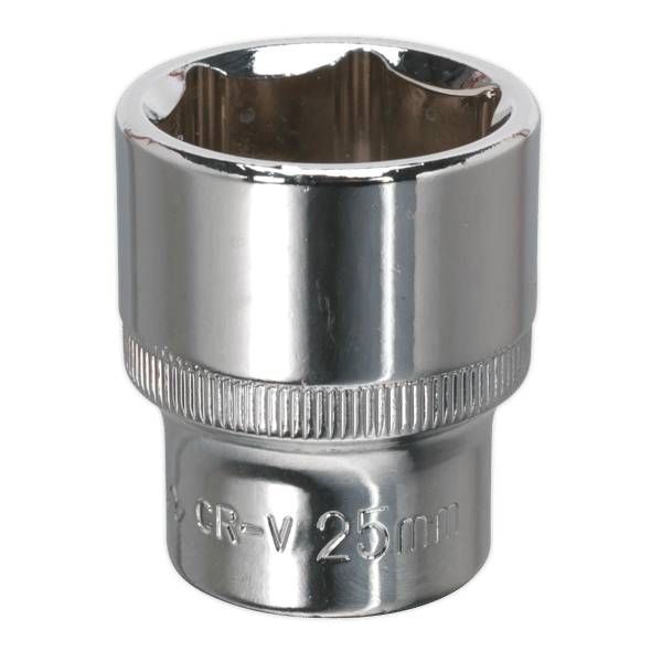 Fully Polished Socket 1/2"Sq Drive 25mm