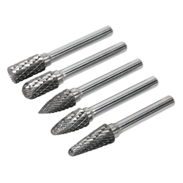 Tungsten Carbide Rotary Burr Set 5pc