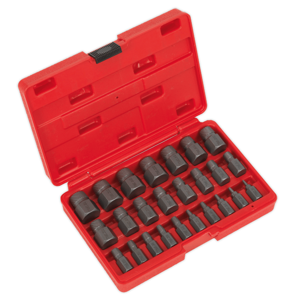 Multi-Spline Screw Extractor Set 25pc