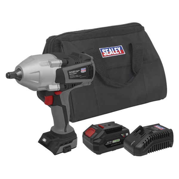 SV20 Series Cordless Impact Wrench Kit 20V 4Ah