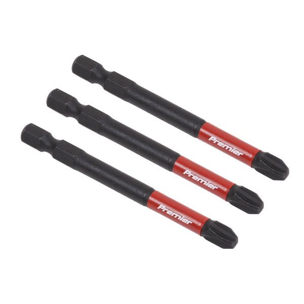 Phillips Impact Power Tool Bits #3 x 75mm 3pc