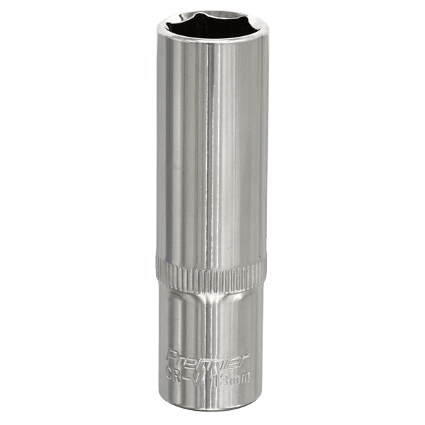 Fully Polished Deep Socket 3/8"Sq Drive 13mm