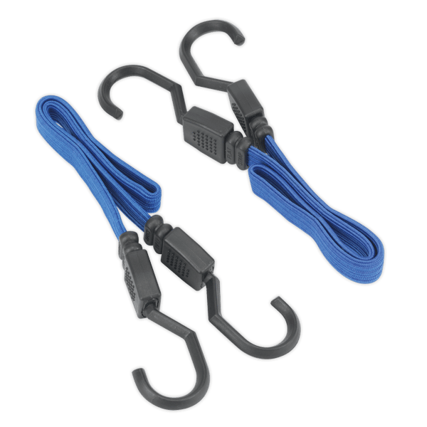Flat Bungee Cord Set 460mm 2pc