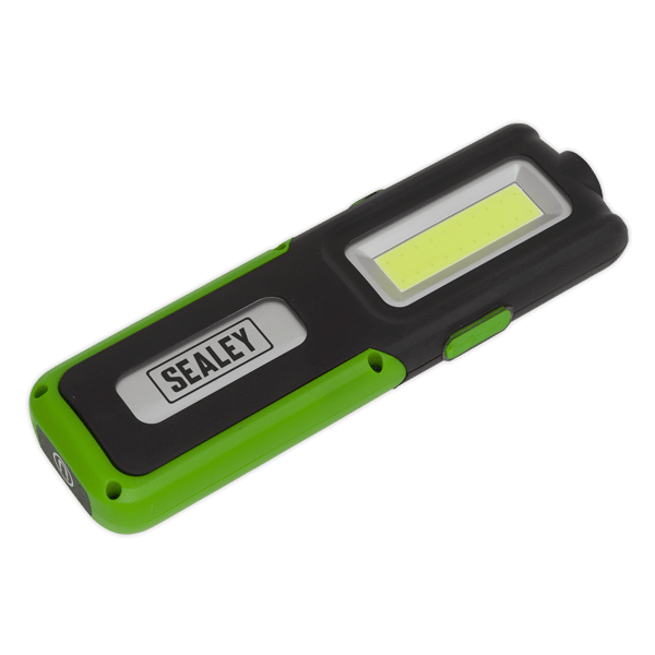 Rechargeable Inspection Light with Power Bank 5W COB & 3W SMD LED - Green