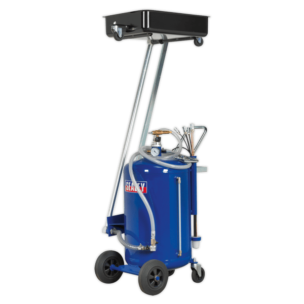 Cantilever Air Discharge Mobile Oil Drainer with Probes 80L