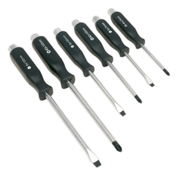 Siegen Hammer-Thru Screwdriver Set 6pc