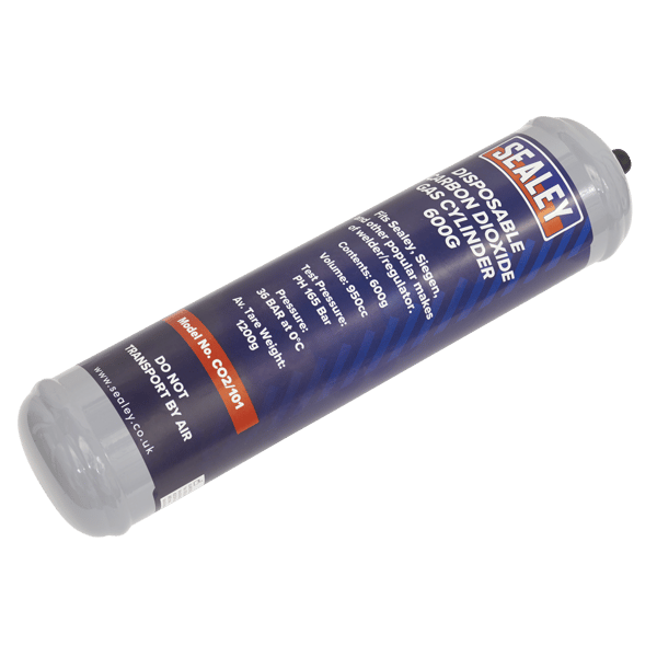Disposable Carbon Dioxide Gas Cylinder 600g