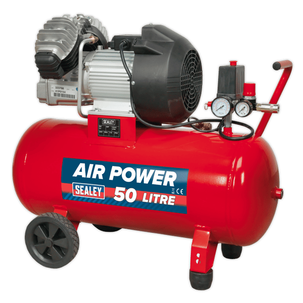 50L V-Twin Direct Drive Air Compressor 3hp with Air Accessory Kit – Triace