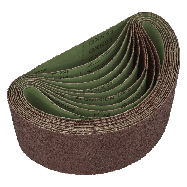 100 x 610mm Sanding Belt 24Grit - Pack of 5