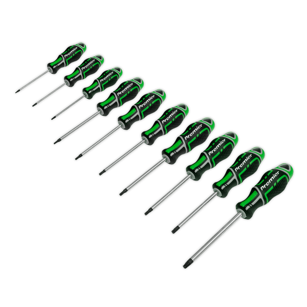 GripMAX(R) TRX-Star* Screwdriver Set 10pc - Hi-Vis Green