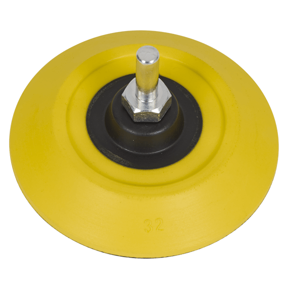 75mm Hook-and-Loop Backing Pad on 6mm Shaft