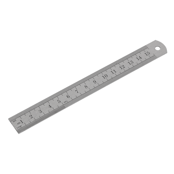 Stainless Steel Rule 6" (150mm)