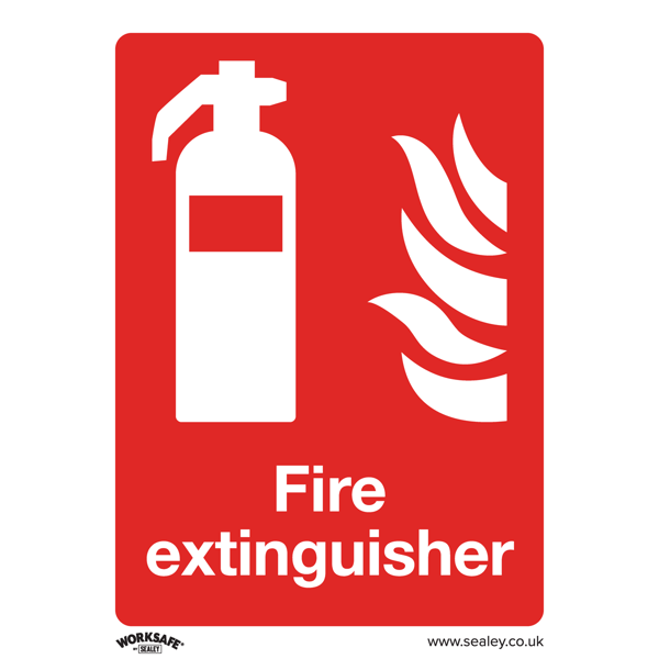 Fire Extinguisher Safety Sign - Rigid Plastic