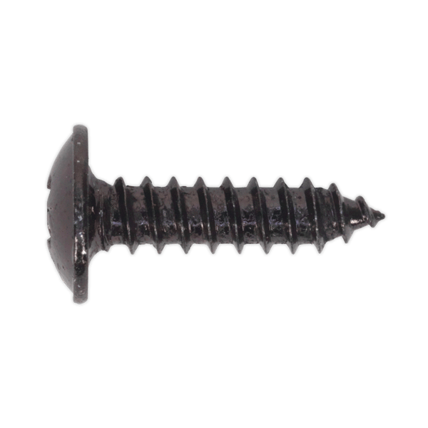 Self-Tapping Pozi Flanged Head Screw 4.2 x 16mm, Black - Pack of 100