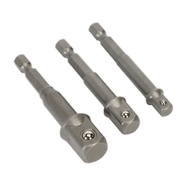 Power Tool Socket Adaptor Set 3pc
