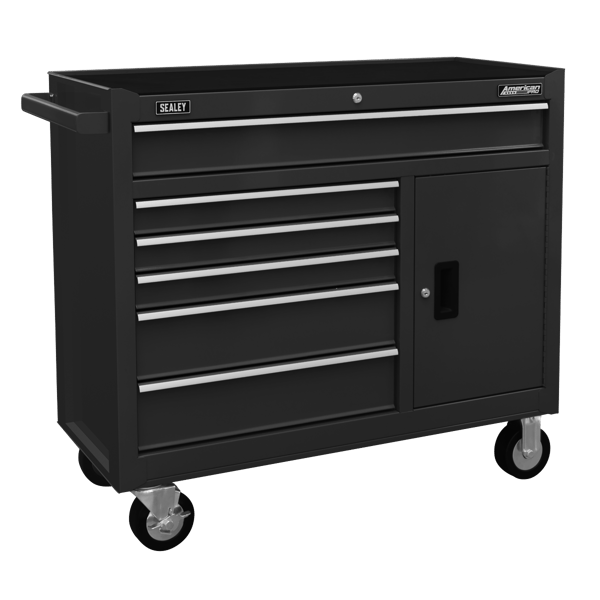 American PRO(R) Rollcab 6 Drawer - Black