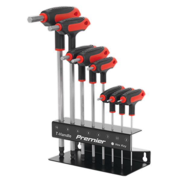 T-Handle Ball-End Hex Key Set 8pc