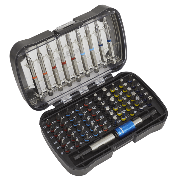 Siegen Colour-Coded Power Tool Bit Set 71pc