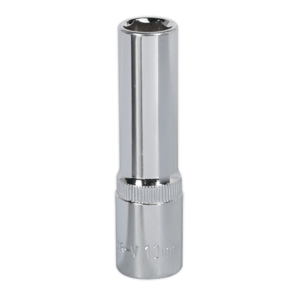 Fully Polished Deep Socket 3/8"Sq Drive 10mm