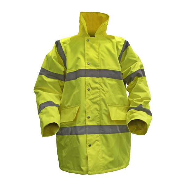 Hi-Vis Yellow Jacket with Quilted Lining - Large