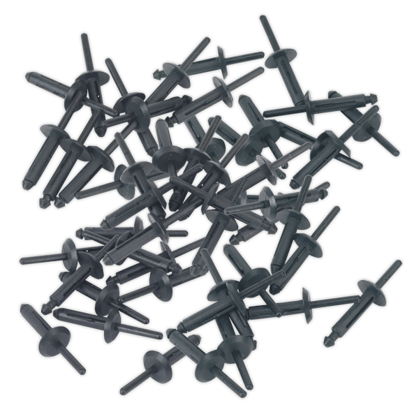 Plastic Rivet 6.3 x 25.2mm - Pack of 50