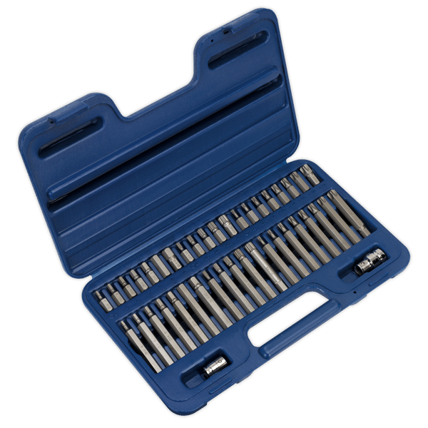 TRX-Star*/Hex/Spline Bit Set 3/8" & 1/2"Sq Drive 42pc