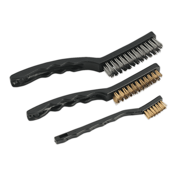 Auto Engineer's Wire Brush Set 3pc