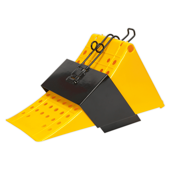 Commercial Wheel Chock with Bracket