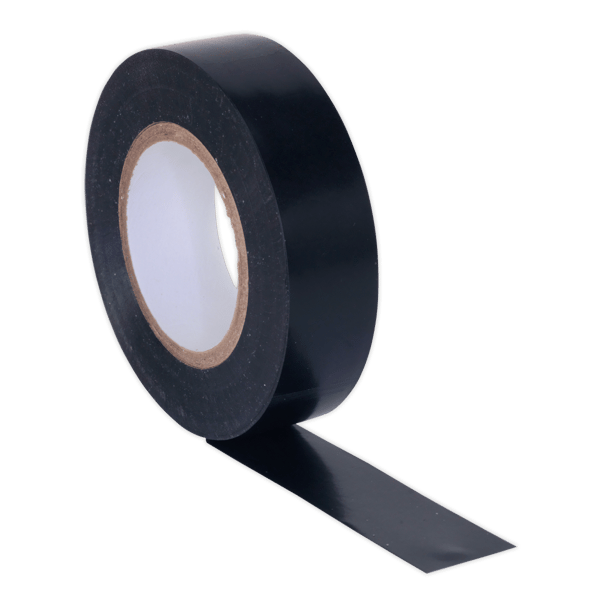 PVC Insulating Tape 19mm x 20m, Black - Pack of 10