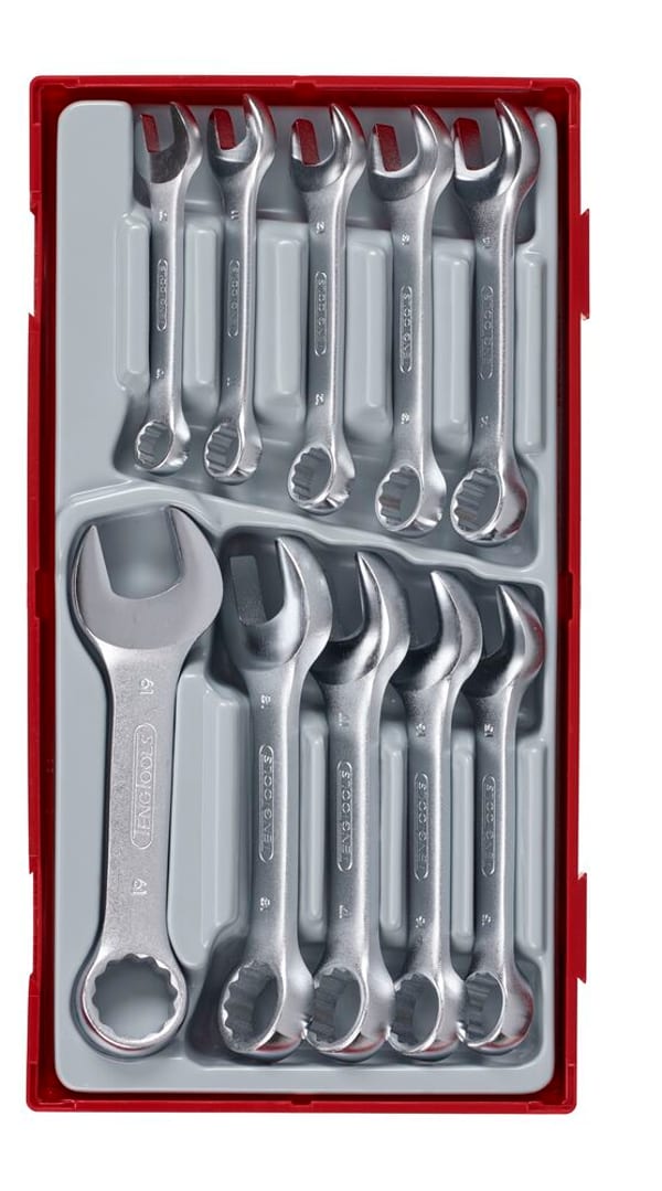 Spanner Set Combination Midget 10pcs