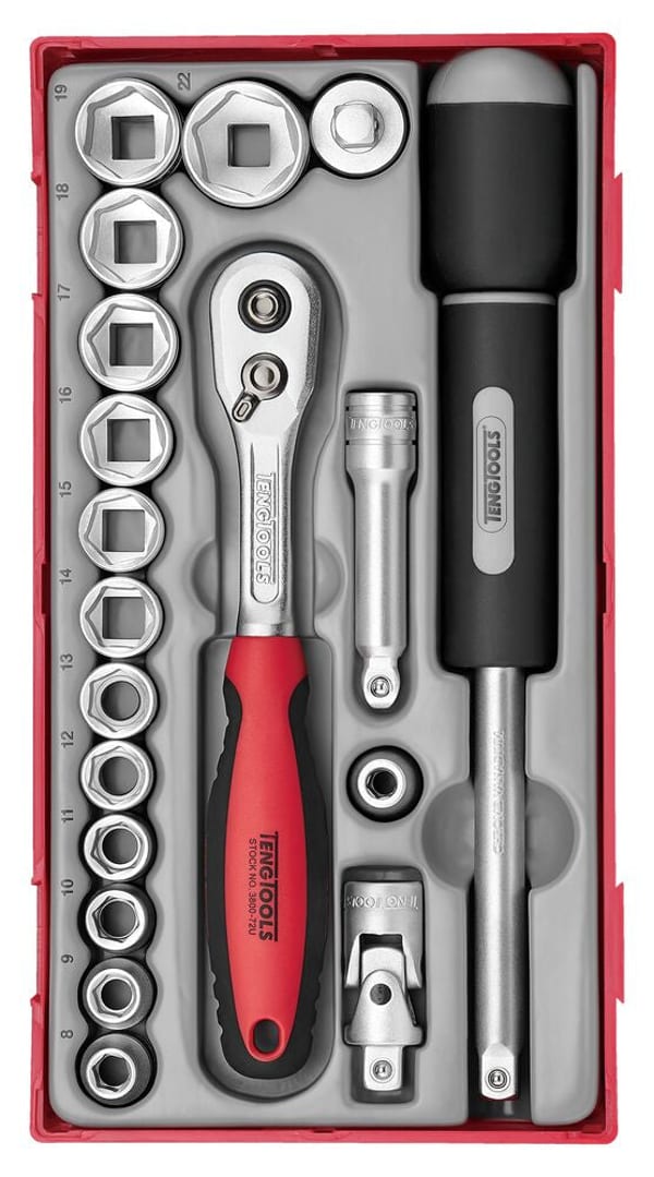 Socket Set 3/8 inch Drive 19 Pieces
