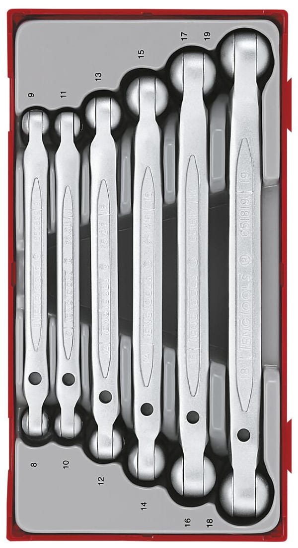 Wrench Set Double Flex 6 Pieces