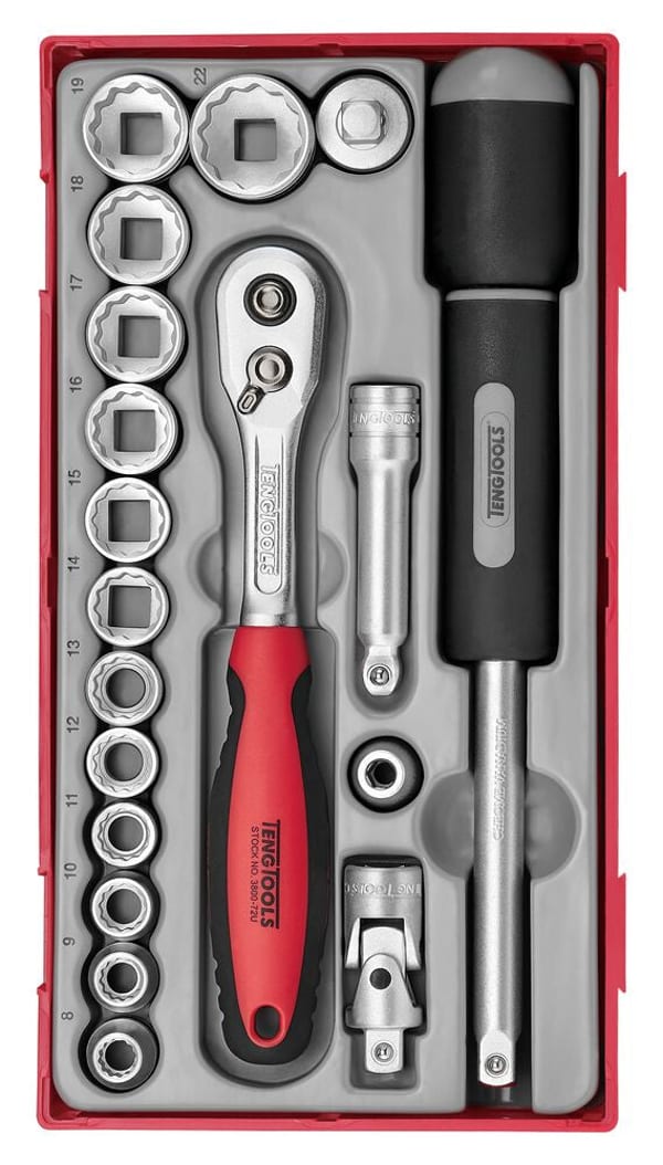 Socket Set 3/8 inch Drive 19 Pieces