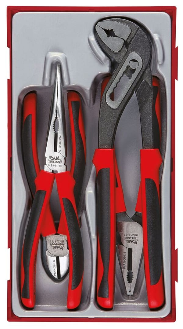 Plier Set TPR Grip 4 Pieces